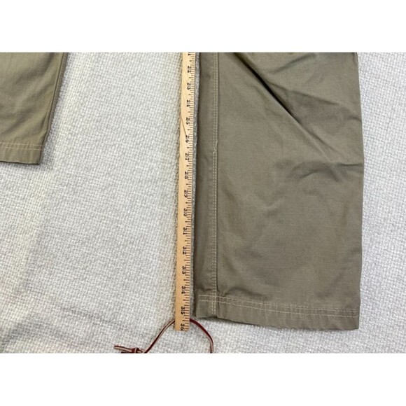 Justin FR Work Pants Men's 33x35 CAT 2 Beige Ripstop Straight Utility Workwear - Picture 10 of 14